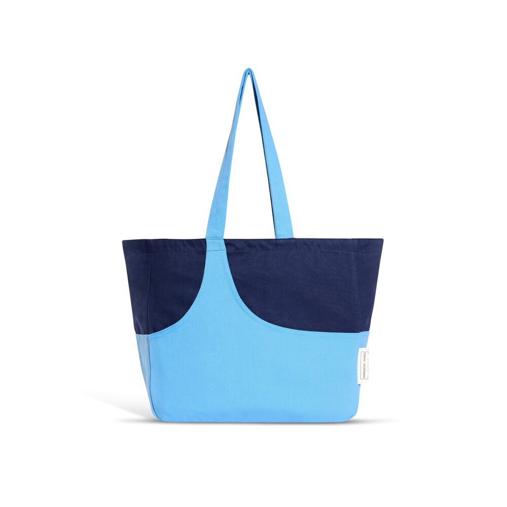 5373 Chic & Stylish Gabardine Bag – Two-Tone Design Washable Soft Touch